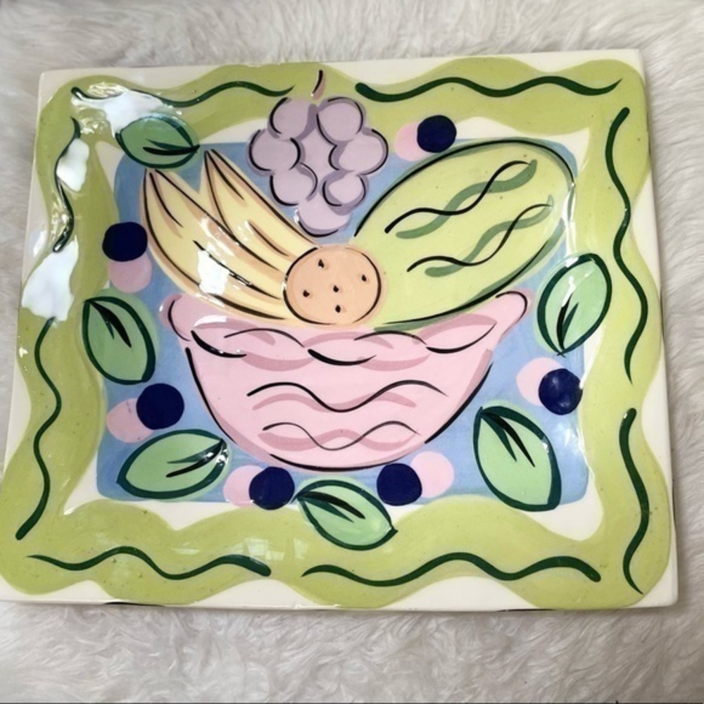 VINTAGE FRUIT PLATE
